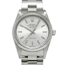 USED ROLEX AIR KING 14000M SILVER CASE SIZE 34×34MM MEN'S WATCH #321225
