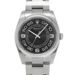 USED ROLEX OYSTER PERPETUAL 36 116000 BLACK MEN'S WATCH #311225