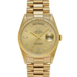 USED ROLEX DAY DATE 18238A CASE SIZE 36×36MM MEN'S WATCH #32425