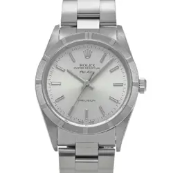 USED ROLEX AIR KING 14010 SILVER CASE SIZE 34×34MM MEN'S WATCH #321325