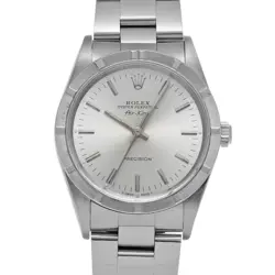 USED ROLEX AIR KING 14010 SILVER CASE SIZE 34×34MM MEN'S WATCH #311325