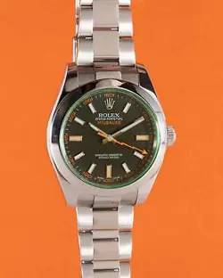ROLEX MILGAUSS 40MM 116400GV BLACK DIAL GREEN CRYSTAL