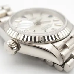 ROLEX Datejust P Serial K18WG Ladies 69 Sapphire 79179 #MM023