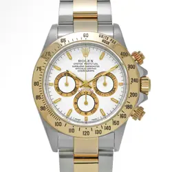 USED ROLEX COSMOGRAPH DAYTONA 16523 WHITE CASE SIZE 40×40MM MEN'S WATCH #32725