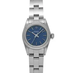ROLEX 67194 OYSTER PERPETUAL BLUE UNISEX WRISTWATCH