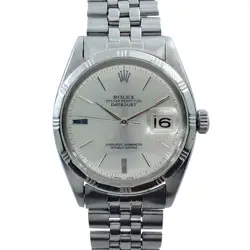 USED ROLEX DATEJUST 1603 BLACK CASE SIZE 34MM MEN'S WATCH #321025