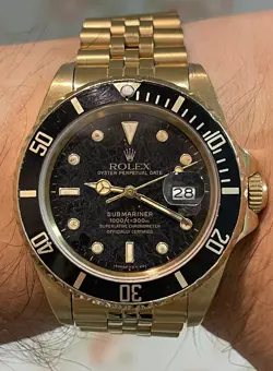 ROLEX SPIDER DIAL SUBMARINER+NEW CASE & MOVEMENT ETA *READ FULL ITEM DESCRIPTION