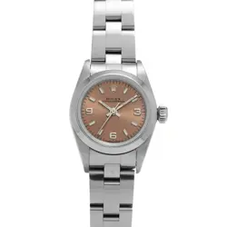ROLEX OYSTER PERPETUAL 67180 PINK LADIES WATCH