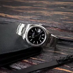 ROLEX DATEJUST 36 BLACK DIAL OYSTER BRACELET 126200