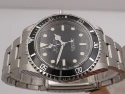 ROLEX SUBMARINER 5513 WITH SERVICE FULLY STICKERED YEAR 1988 AUTOMATIC TOP WATCH