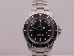 ROLEX SUBMARINER 5513 WITH SERVICE FULLY STICKERED YEAR 1988 AUTOMATIC TOP WATCH