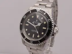 ROLEX SUBMARINER 5513 WITH SERVICE FULLY STICKERED YEAR 1988 AUTOMATIC TOP WATCH