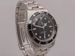ROLEX SUBMARINER 5513 WITH SERVICE FULLY STICKERED YEAR 1988 AUTOMATIC TOP WATCH
