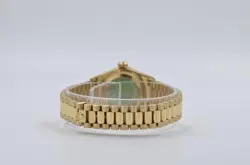 Rolex Lady-Datejust 26 mm 69178 Gold Diamond Dial - Diamond Bezel 1993 w B&P