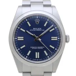ROLEX OYSTER PERPETUAL 41 124300 BLUE DIAL STAINLESS STEEL W/BOX