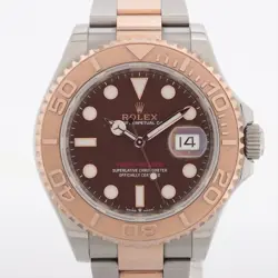ROLEX YACHT‑MASTER 126621 SS×PG AT CHOCOLATE-FACE 3 EXTRA LINKS