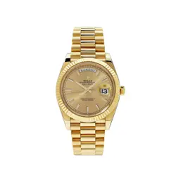 ROLEX DAY-DATE 40 YELLOW GOLD CHAMPAGNE DIAL 228238