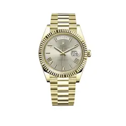 ROLEX DAY-DATE 228238 YELLOW GOLD SILVER DIAL (2022)