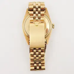 ROLEX Date-Just 36 1601/83 AT Champagne Dial PG 17cm Working Watch C005675