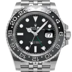 ROLEX GMT-Master II HL GMT 126710GRNR Jubilee 18 frames black 662351