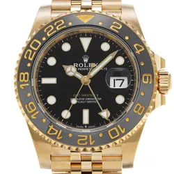 ROLEX GMT-Master II HL GMT 126710GRNR Jubilee 18 frames black 660776