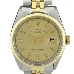 ROLEX DATEJUST 1601/3 YG AUTOMATIC MEN'S #BS109