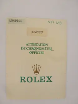 1989 WARRANTY PAPER