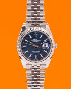 ROLEX DATEJUST 41MM BLUE MOTIF 126334 / 126334-0032 FLUTED JUBILEE 2023