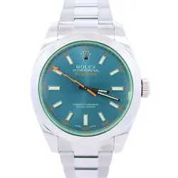 ROLEX MILGAUSS 40MM BLUE DIAL WATCH 116400GV