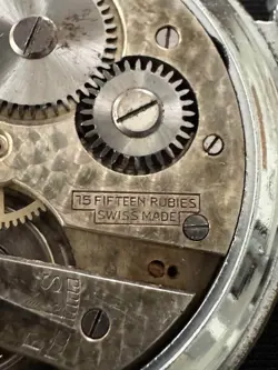 POCKET WATCH WHITE