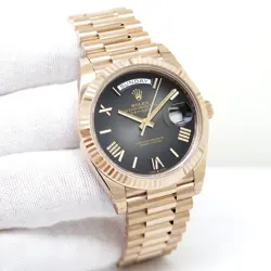 ROLEX 228235 DAY DATE 40 18K ROSE GOLD WITH SLATE OMBRE DIAL