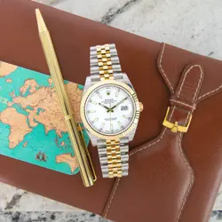 Rolex Datejust 41 126333, Stainless Steel & Yellow Gold, White Dial, Box & Pa...