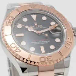 Rolex Yacht-Master 40 126621, Steel & Rose Gold, Intense Black Dial, Box & Pa...