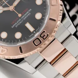 Rolex Yacht-Master 40 126621, Steel & Rose Gold, Intense Black Dial, Box & Pa...