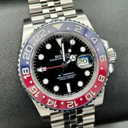 ROLEX GMT-MASTER II 126710BLRO PEPSI STEEL JUBILEE AUTOMATIC WATCH - 2024
