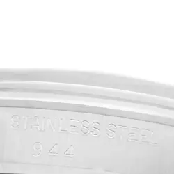 Rolex OysterDate Precision Silver Dial Midsize Steel Vintage Watch 6466