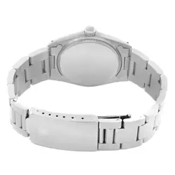 Rolex OysterDate Precision Silver Dial Midsize Steel Vintage Watch 6466