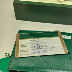 W/Box Papers 2015 Rolex Oyster Perpetual Steel Automatic 34 mm Blue Watch 114200