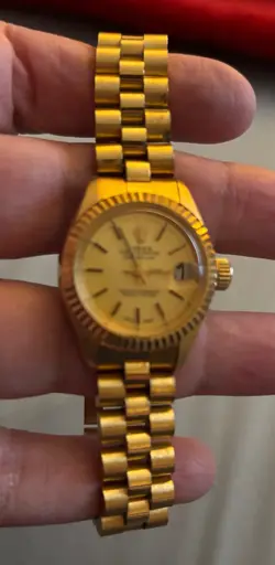 TUDOR ROLEX GOLD PLATED WATCH