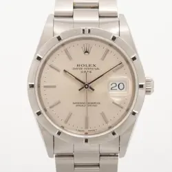 ROLEX OYSTER PERPETUAL 15210 SS AT SILVER-FACE