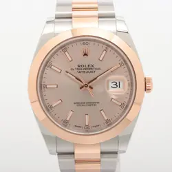 ROLEX DATEJUST 126301 SS×PG AT SUNDUST DIAL