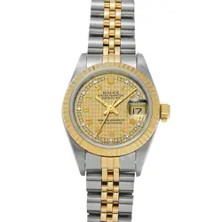 ROLEX DATEJUST 69173G E NUMBER (MANUFACTURED AROUND 1991) LADIES WATCH G0327