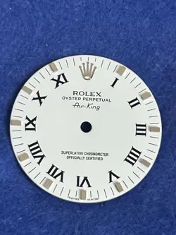Original Rolex Air King Precision White Roman Dial For Ref 14000 5500 new
