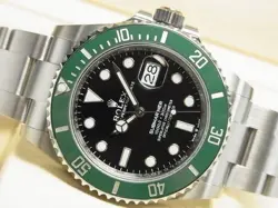 ROLEX SUBMARINER DATE GREEN BEZEL 126610LV '21 PURCHASED MENS126610LV