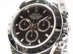ROLEX DAYTONA BLACK DIAL 116520 '06 D SERIES MENS