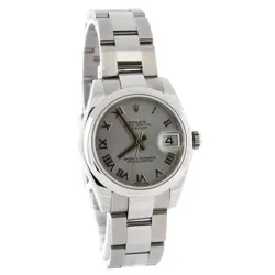 Rolex Oyster Perpetual Datejust Automatic Watch Stainless Steel 31