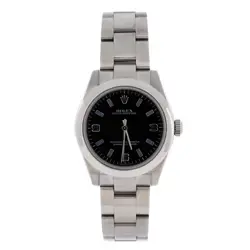ROLEX OYSTER PERPETUAL DATEJUST AUTOMATIC WATCH STAINLESS STEEL 31
