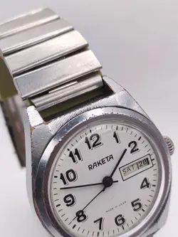 RARE Raketa ( "Rolex" ) Vintage 1980s Soviet LEGEND USSR Wrist Watch cal. 2628.H