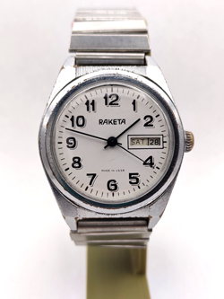 RARE Raketa ( "Rolex" ) Vintage 1980s Soviet LEGEND USSR Wrist Watch cal. 2628.H