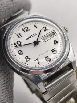 RARE Raketa ( "Rolex" ) Vintage 1980s Soviet LEGEND USSR Wrist Watch cal. 2628.H